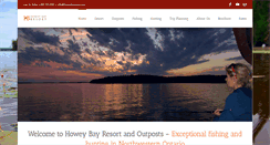 Desktop Screenshot of howeybayresort.com